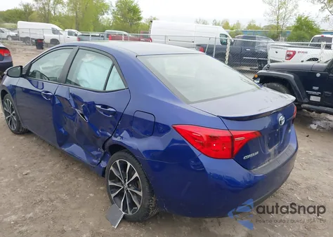 2018 Toyota Corolla Se from USA, damaged, VIN 2T1BURHE5JC973402